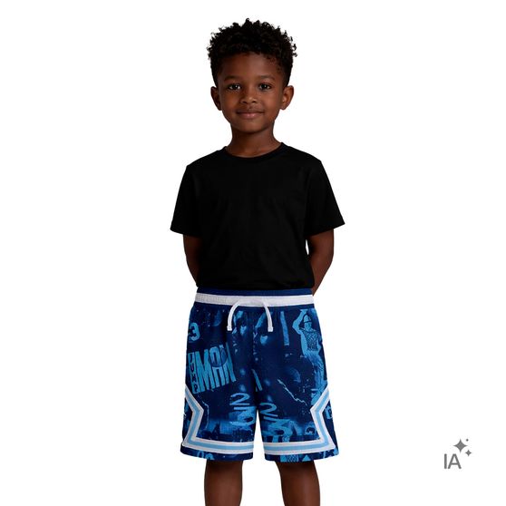 Shorts Jordan AOP Sport Diamond Infantil