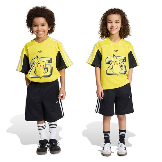 Conjunto adidas Shorts Pokémon Pikachu Infantil